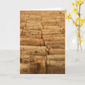 Carte Lièges de vin (Fleur jaune)