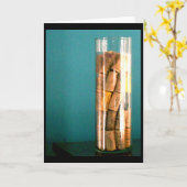 Carte lièges de vin (Fleur jaune)