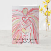 Carte Lien du coeur (Fleur jaune)