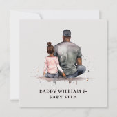 Carte Lien père et fille noir (4) (Devant)