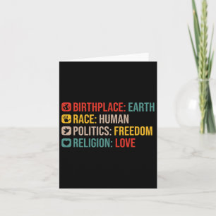 Carte Lieu de naissance Terre Race Politique humaine Lib