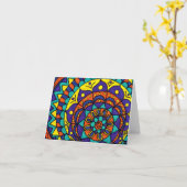 Carte Life Goes (Fleur jaune)