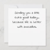 Carte Life is Better with Avocados (Dos)