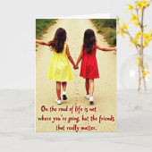 Carte Life Is Better With Friends Card (Fleur jaune)