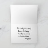 Carte Life Is Great Islands Beach Anniversaire des Caraï (Intérieur)