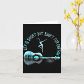 Carte Life Is Short Guitar But Sweet For Certain (Fleur jaune)