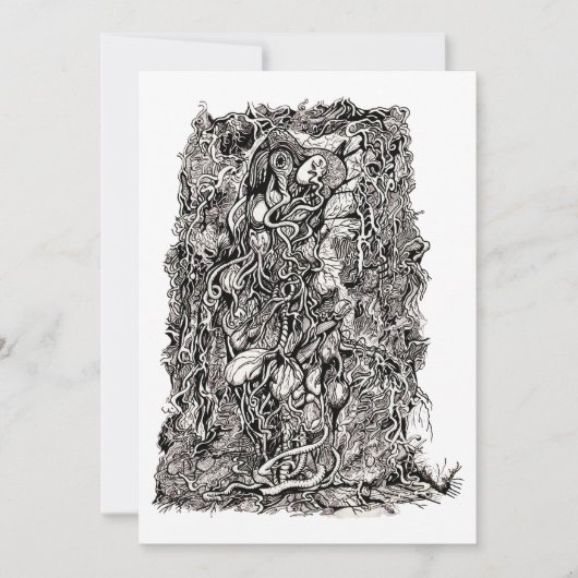 Carte Life Without Skin, par Brian Benson Flat Card (Devant)