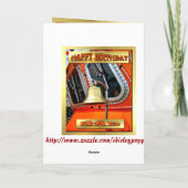 Carte LIFEBOAT BELL Anniversaire (Dos)