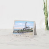 Carte Light House New London CT (Devant)