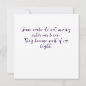 Carte Light of My Light Card (Dos)