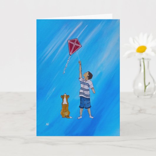 Carte Lighter than Air Painting by Alfred Fox (Petite plante)