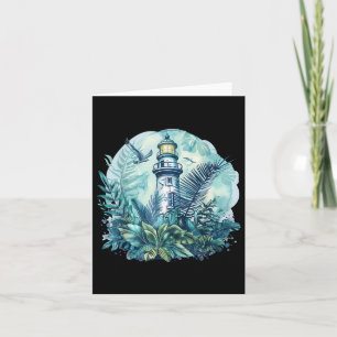 Carte Lighthouse Maison de bord de mer Voile Bateau de m