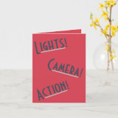 Carte LightsCameraAction (Fleur jaune)