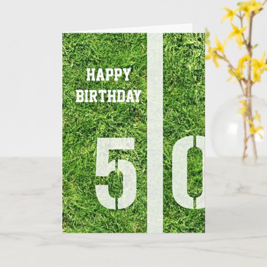 Carte Ligne 50 (Fleur jaune)