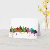 Carte Ligne aérienne du Massachusetts de Boston (Fleur jaune)