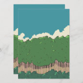 Carte Ligne d'arbres (Devant / Derrière)