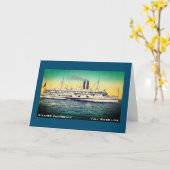 Carte Ligne de la rivière Fall, navire à vapeur 'Provide (Fleur jaune)