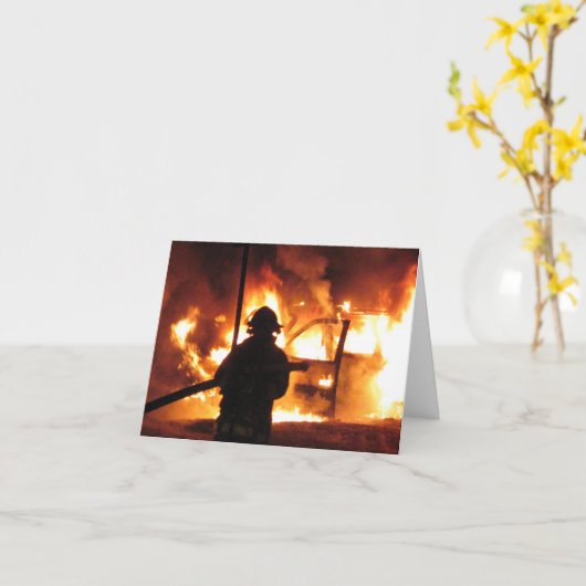 Carte Ligne de pompier (Fleur jaune)