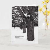 Carte Ligne d'érable : Citation d'Emerson (Fleur jaune)