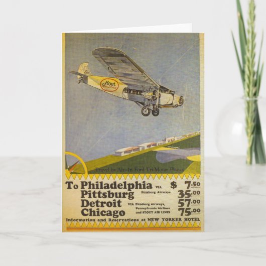 Carte Lignes aériennes vaillantes (Devant)