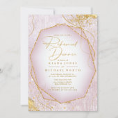 Carte Lignes or fin Abstraite répétition Mauve Bk ID867 (Devant)