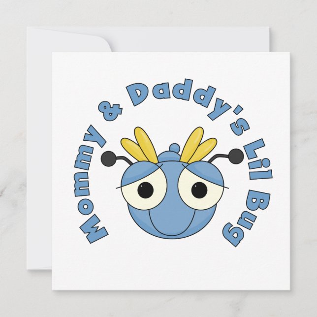 Carte Lil Bug de maman et papa (Devant)