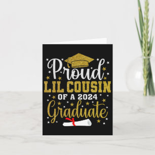 Carte Lil Cousin D'Un Diplômé De 2024 Cl Graduate Senior