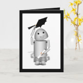 Carte Lil' Robox9 Diplômé - Casquettes fermés ! (Fleur jaune)