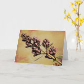 Carte Lilac (Fleur jaune)