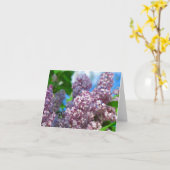 Carte Lilac 1 (Fleur jaune)