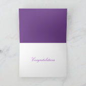 Carte Lilac Damask Félicitations (Intérieur)