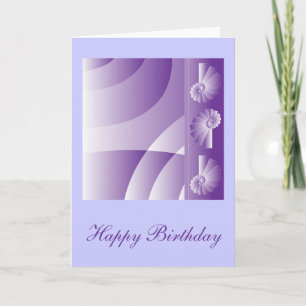 Carte Lilac Design "Joyeux Anniversaire"