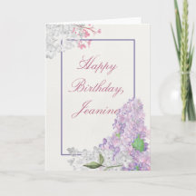 Lilac Loveliness Joyeux anniversaire