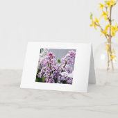Carte Lilacs (Fleur jaune)