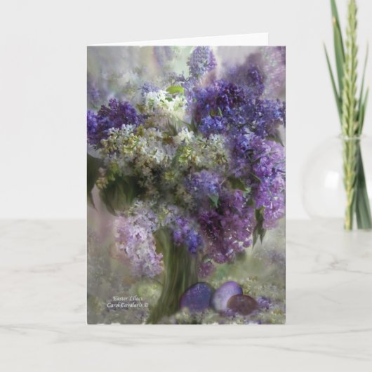 Carte Lilacs de Pâques (Devant)