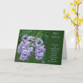 Carte Lilacs pour la fête des mères (Fleur jaune)