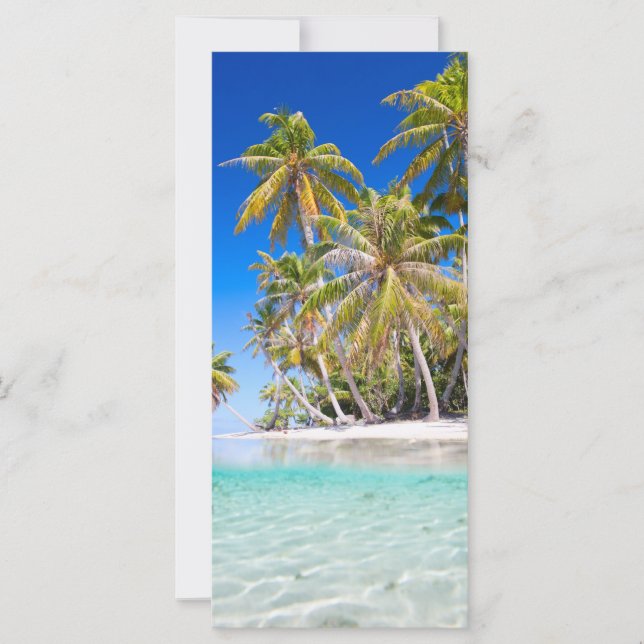 Carte L'île tropicale (Devant)