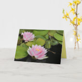 Carte Lillies d'eau (Fleur jaune)