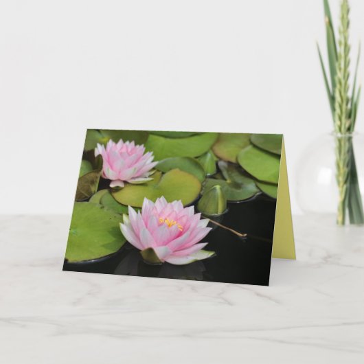 Carte Lillies d'eau (Devant)