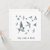 Carte L'Illustration De L'Avalière Volante (Devant/Arrière en situation)