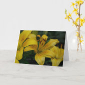 Carte Lilly (Fleur jaune)
