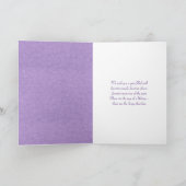 Carte Lily de la Vallée anniversaire (Intérieur)