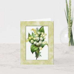 Carte Lily de la Vallée-Carte pour notes