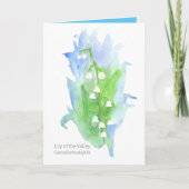 Carte Lily de la vallée Langue des fleurs (Devant)