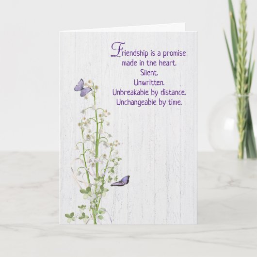 Carte Lily de la vallée Merci à l'ami (Devant)