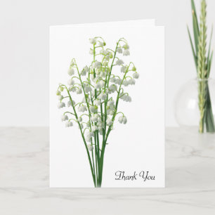 Carte Lily de la Vallée Merci de sympathie