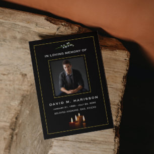 Carte Lily de la vallée Photo personnalisée Sympathie fu