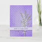 Carte Lily du Bouquet Vallée 111e anniversaire (Devant)