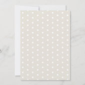 Carte Lily du papier encadré de la vallée (Dos)