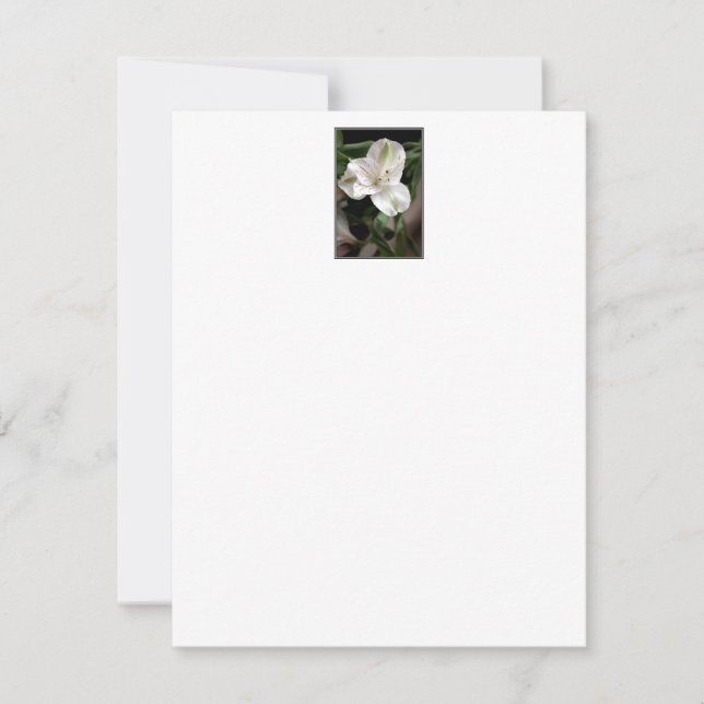 Carte Lily Flower. (Devant)